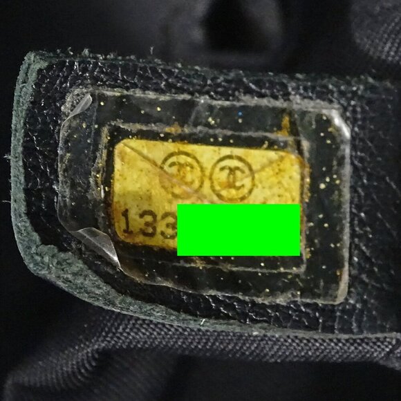 CHANEL Black Coated Canvas Tote Bag - Picture 8 of 16